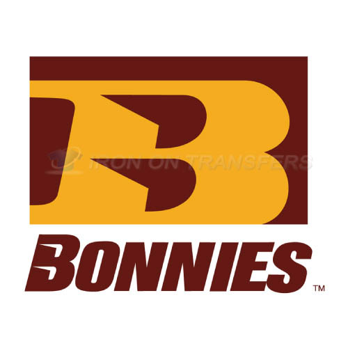 St. Bonaventure Bonnies Iron-on Stickers (Heat Transfers)NO.6321